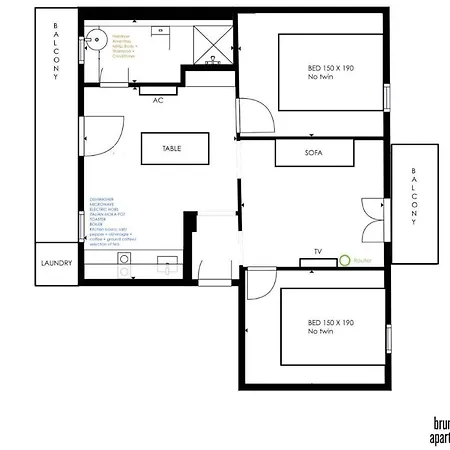 Apartment Brummell Montjuic Barcelona